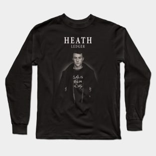 Heath Ledger Vintage Long Sleeve T-Shirt